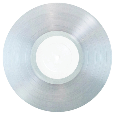12" crystalclear record pressing