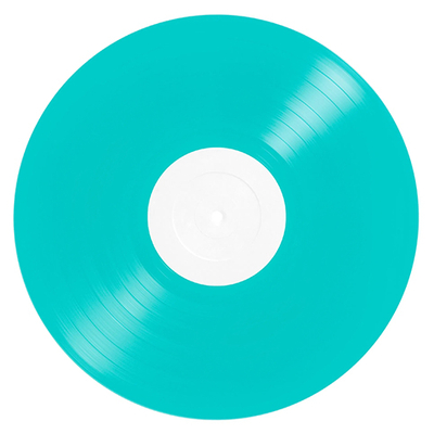7" blue aqua vinyl